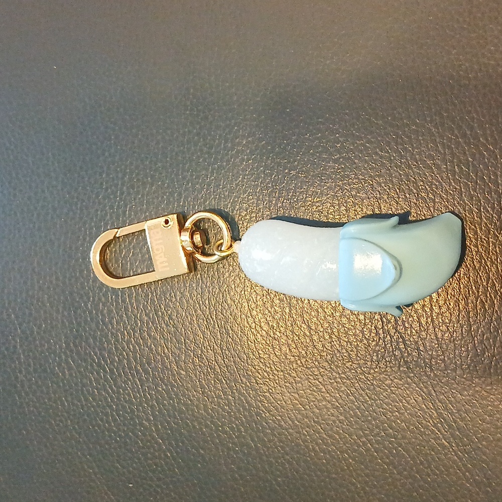 Magma banana and sausage keychain.  New
